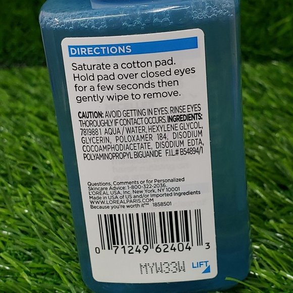 Loreal Refreshing Eye Makeup Remover Oil Free Refreshes Eyes Gentle Formula 4oz - Picture 3 of 3